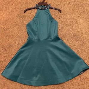 Teal Homecoming Dress